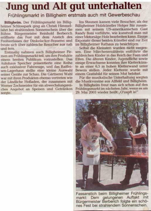 Gewerbeschau Billigheim