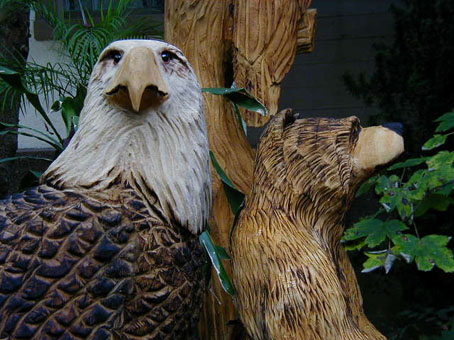 Wei�kopf Adler und B�r