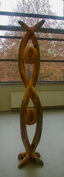 "Lichtblick Dual"  Licht und Schatten, Skulptur von Holger B�r