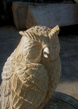 Motors�gen Figur Eule