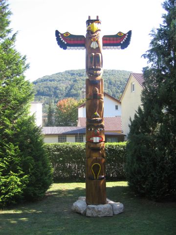 Totempfahl "Biber III"