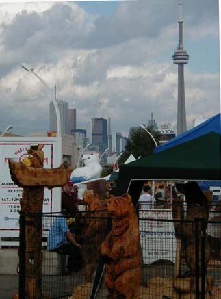Schnitz Vorf�hrung und Ausstellung auf der CNE Toronto Canada